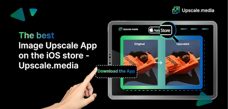 The best Image Upscale App on the iOS store - Upscale.media